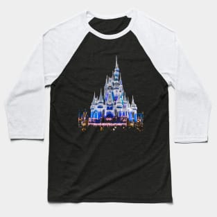 Christmas Castle Baseball T-Shirt